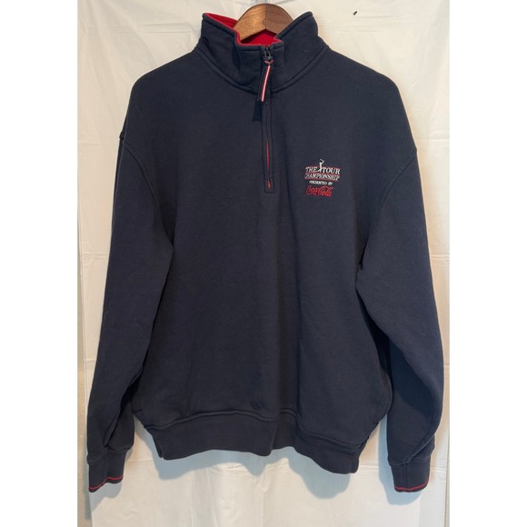 The Tour Championship Coca Cola Tommy Hilfiger Golf Pullover Mens - Picture 1 of 4